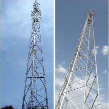Telecom tower foundation site